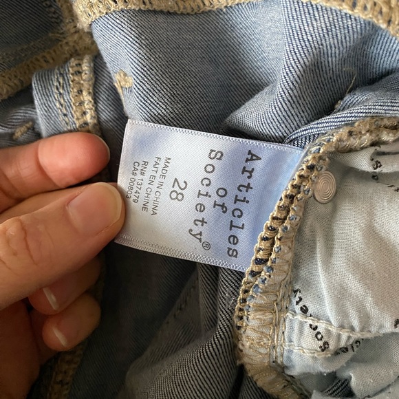 Articles of Society Skinny Jeans - Size 28 - Picture 4 of 4